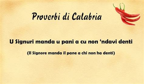 detto calabrese|proverbi calabresi significato.